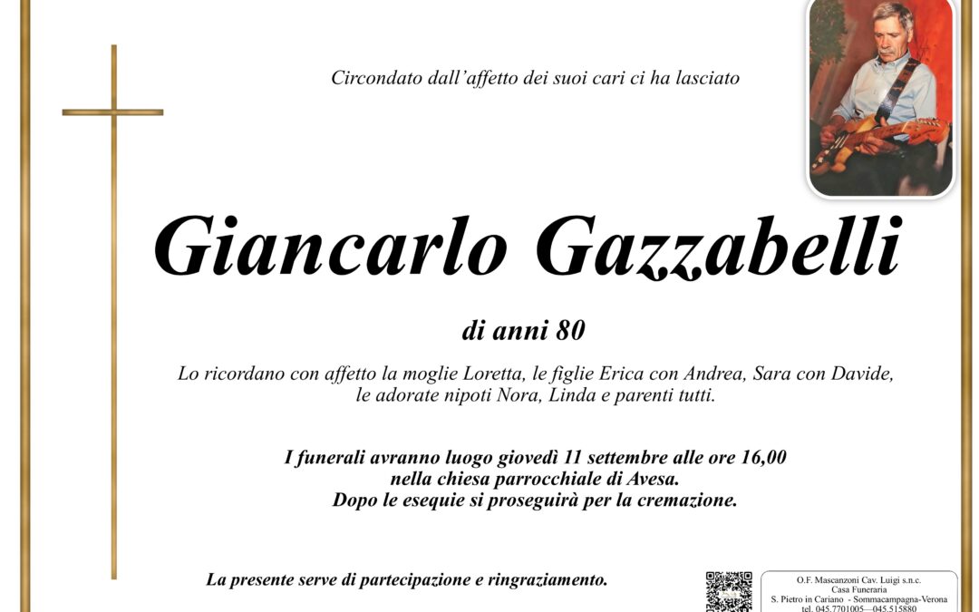 GAZZABELLI GIANCARLO
