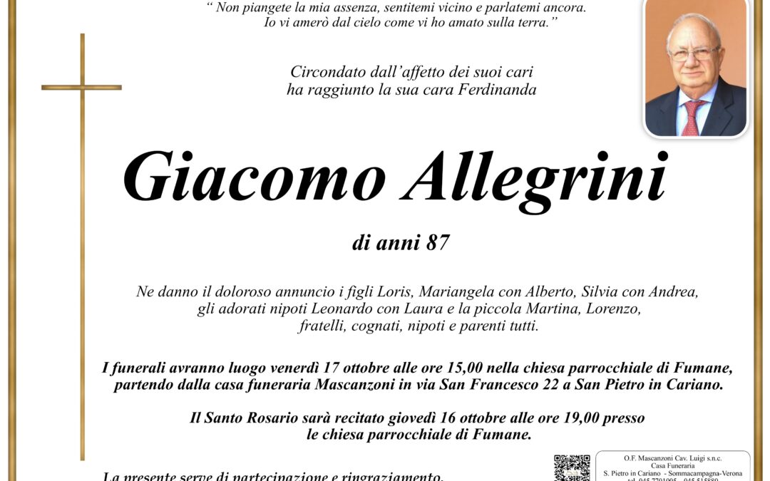 ALLEGRINI GIACOMO