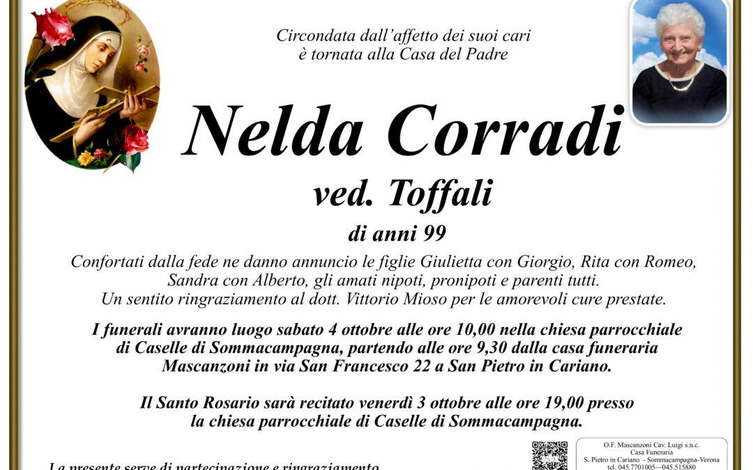 CORRADI NELDA VED. TOFFALI