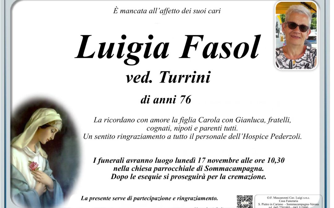 FASOL LUIGIA VED.TURRINI