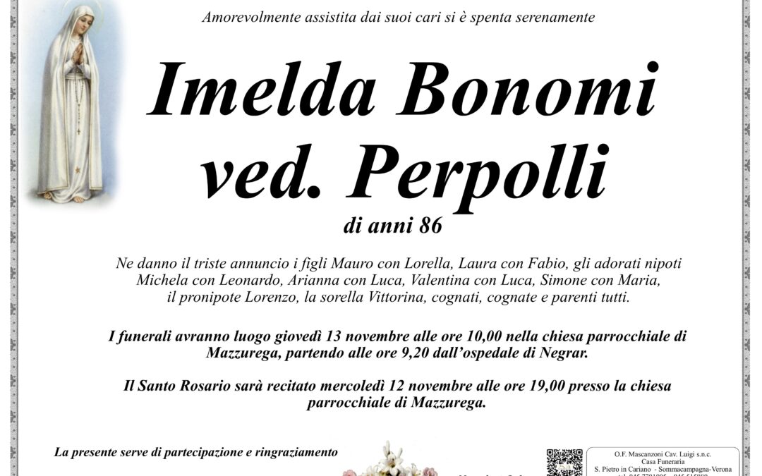 BONOMI IMELDA VED.PERPOLLI