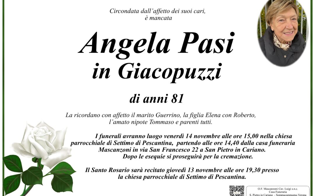 PASI ANGELA IN GIACOPUZZI