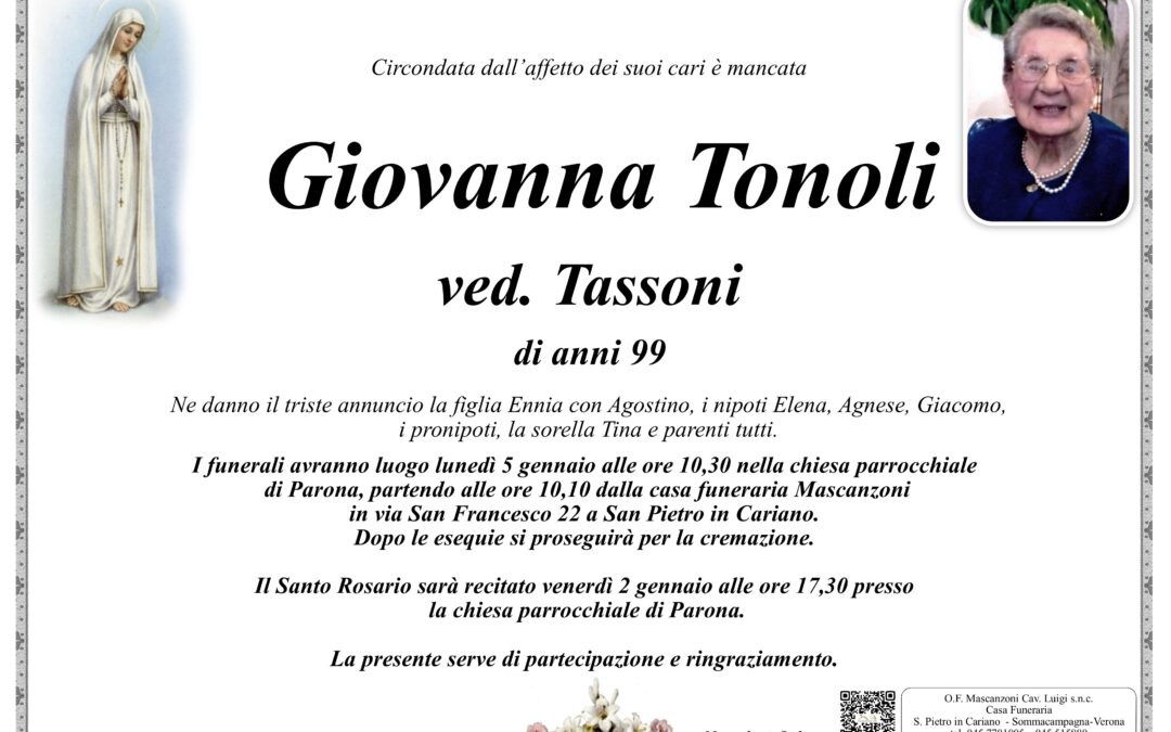 TONOLI GIOVANNA