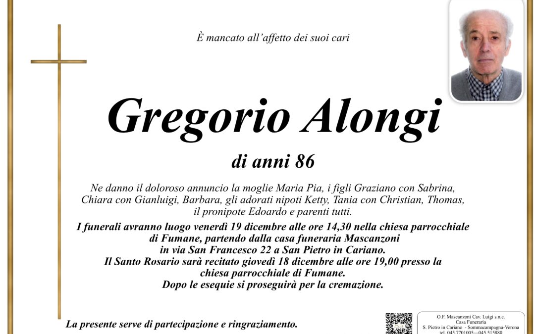 ALONGI GREGORIO