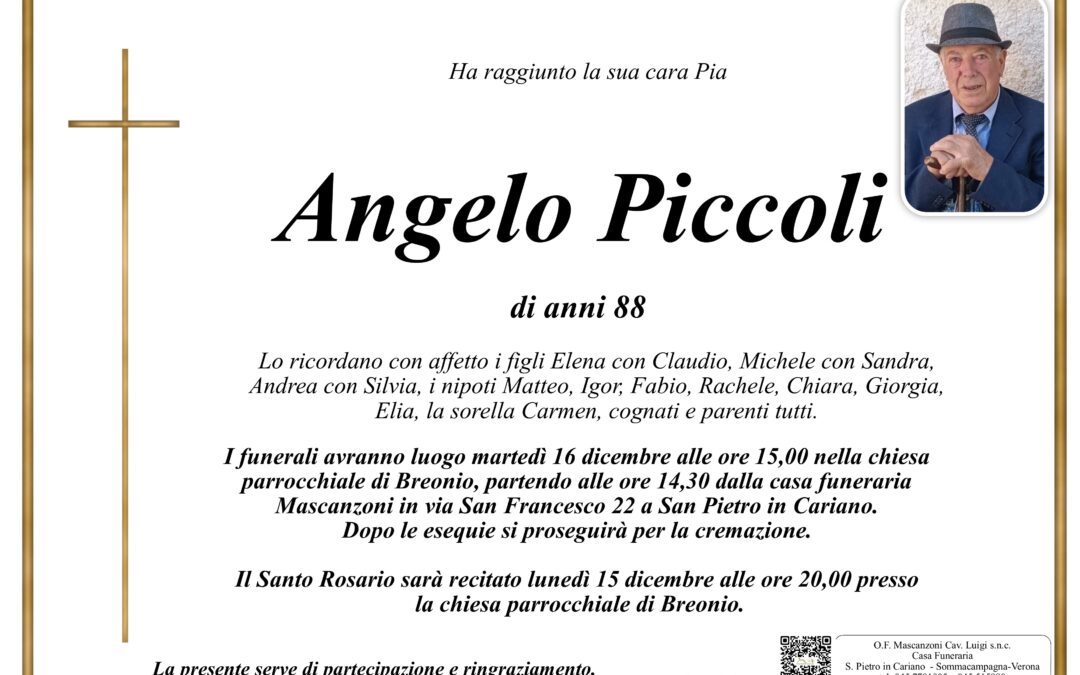 PICCOLI ANGELO