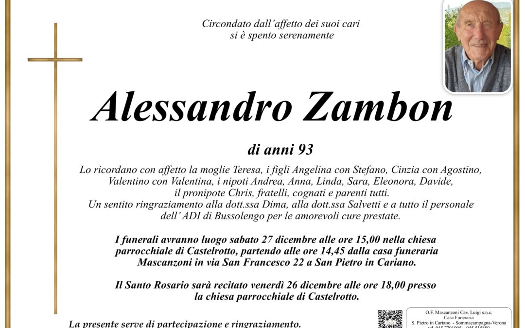 ZAMBON ALESSANDRO