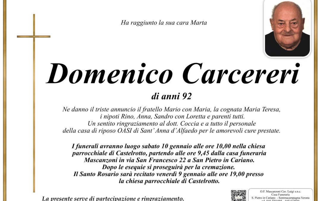 CARCERERI DOMENICO
