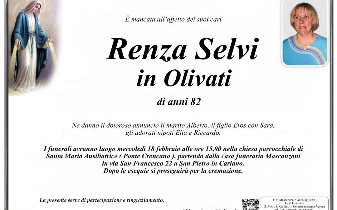 SELVI RENZA IN OLIVATI