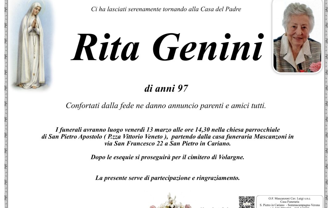 GENINI RITA