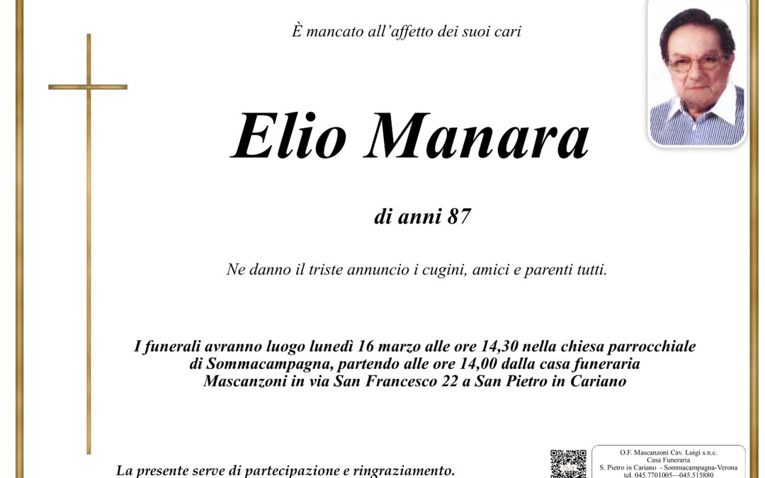 ELIO MANARA