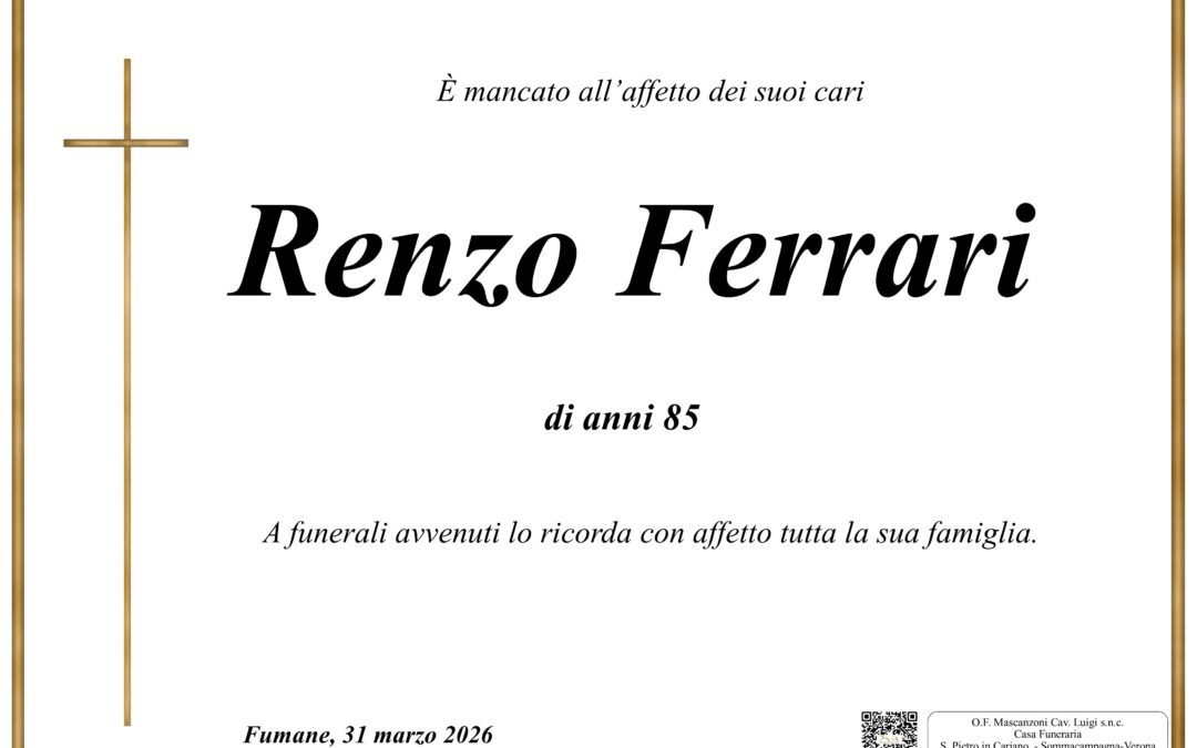 FERRARI RENZO