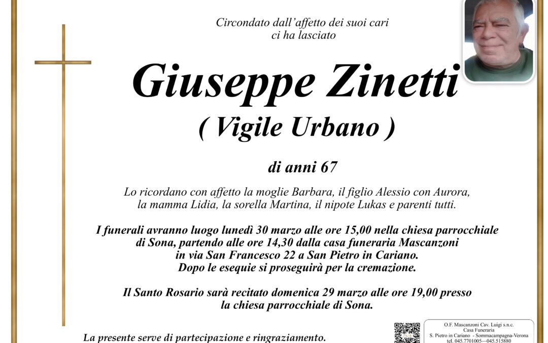 ZINETTI GIUSEPPE