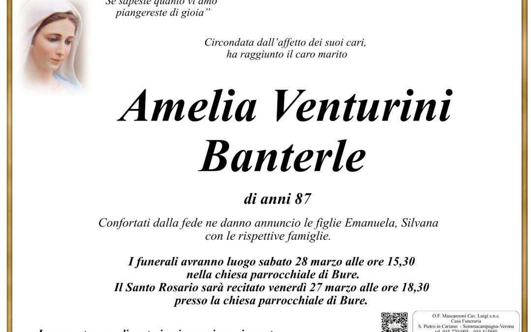 VENTURINI AMELIA BANTERLE