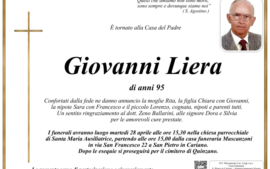 LIERA GIOVANNI