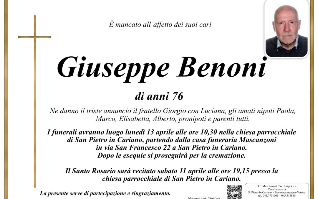 BENONI GIUSEPPE