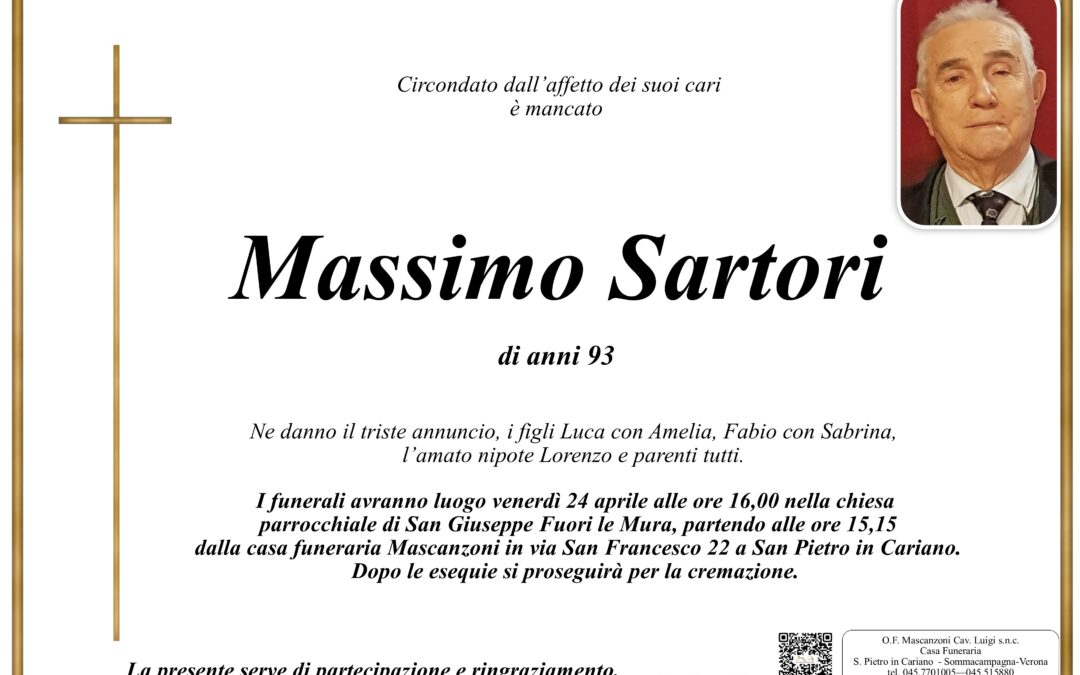 SARTORI MASSIMO