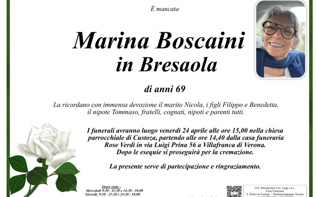 BOSCAINI MARINA IN BRESAOLA