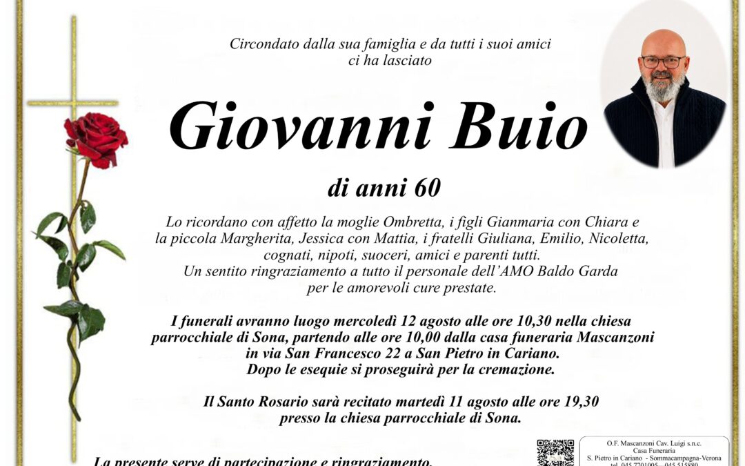 BUIO GIOVANNI