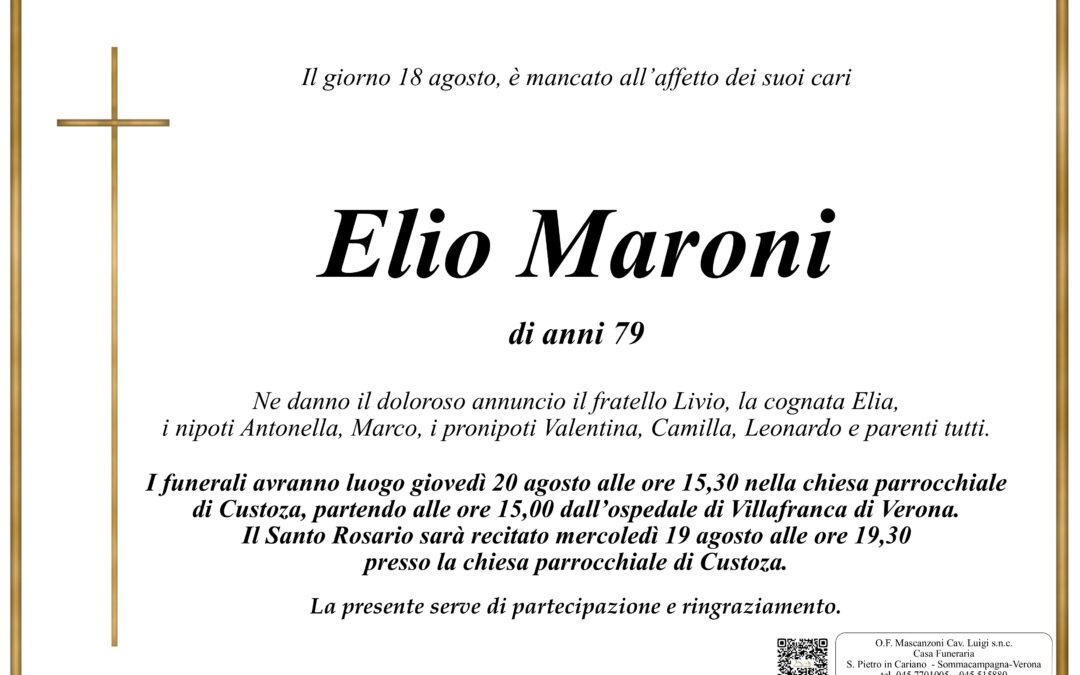 MARONI ELIO
