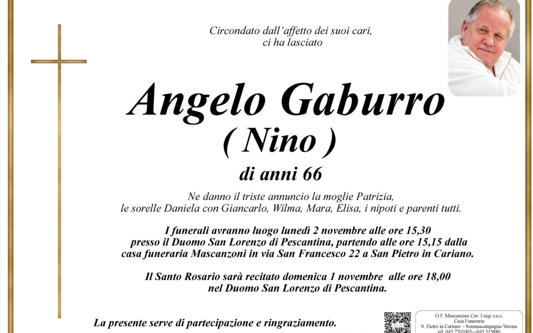 GABURRO ANGELO