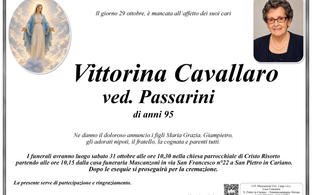 CAVALLARO VITTORINA